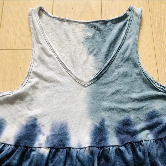 American Eagle Outfitters Babydoll Tie Dye Tank Top - Picture 4 of 8